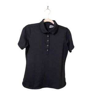 NikeGolf Tour Performance DriFit Men Black Short Sleeves Collared Neck Polo Sz M